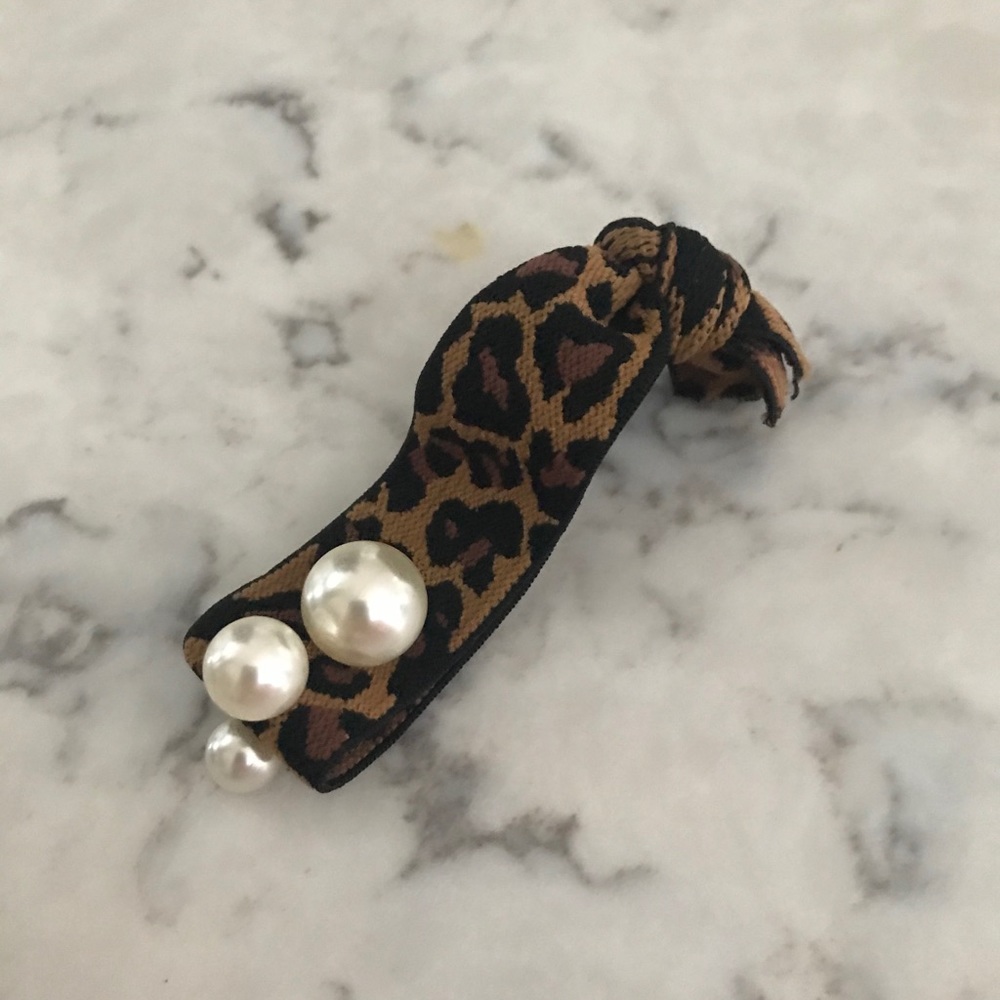 Pair of Anthropologie Hair Tie / Bracelet beaded - Picture 6 of 7